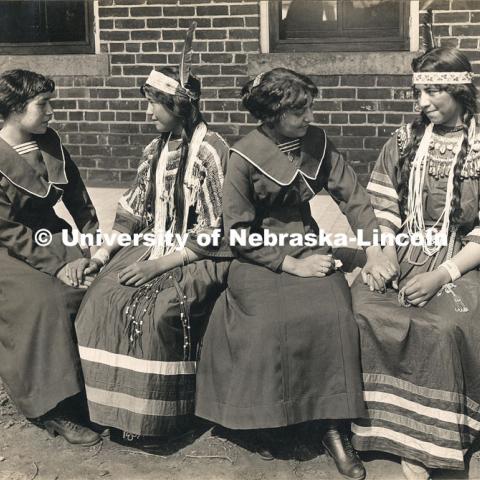 Students at the Genoa Indian School in 1911. Photo courtesty of the National Archives and Records Administration
